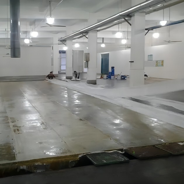 黔西南防腐蚀地坪,环氧玻纤地坪，玻纤工业地坪，环氧玻纤布地坪,乙烯基玻纤布地坪产品图3